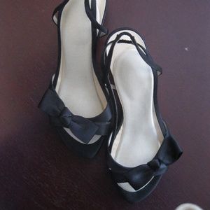 Kate Spade open-toe slingback, black, Sz 7.5